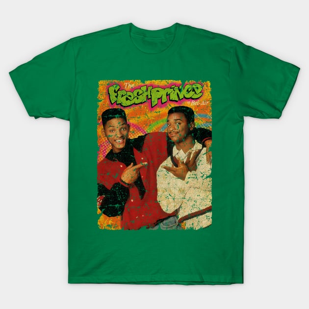 the fresh prince of bel air tv series vintage T-Shirt by mynamekian